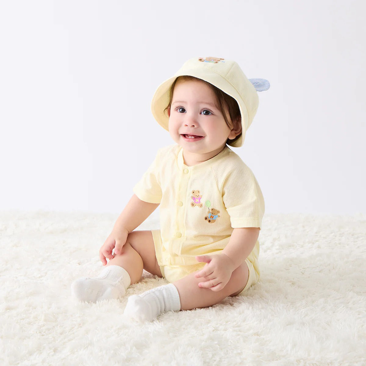 MIKI HOUSE Bear Back Logo Shortall