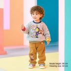 Retro Game Pucchi Knit Corduroy Trousers