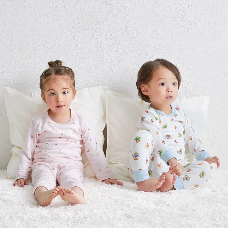 Baby Usako Knit Gauze Loungewear Set