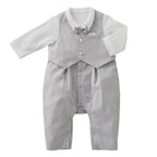 Tuxedo-Style Coverall Set