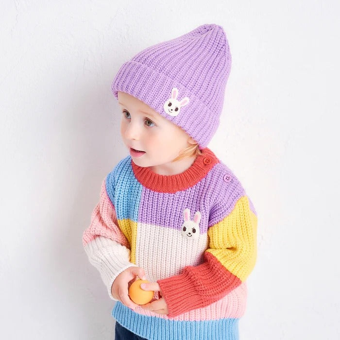 Usako Colour-Block Low-Gauge Sweater