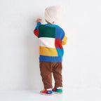 Pucchi Colour-Block Low-Gauge Sweater