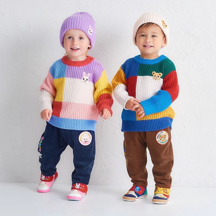 Usako Colour-Block Low-Gauge Sweater