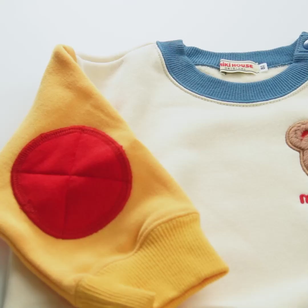 Usako Fleece Patch Sweatshirt