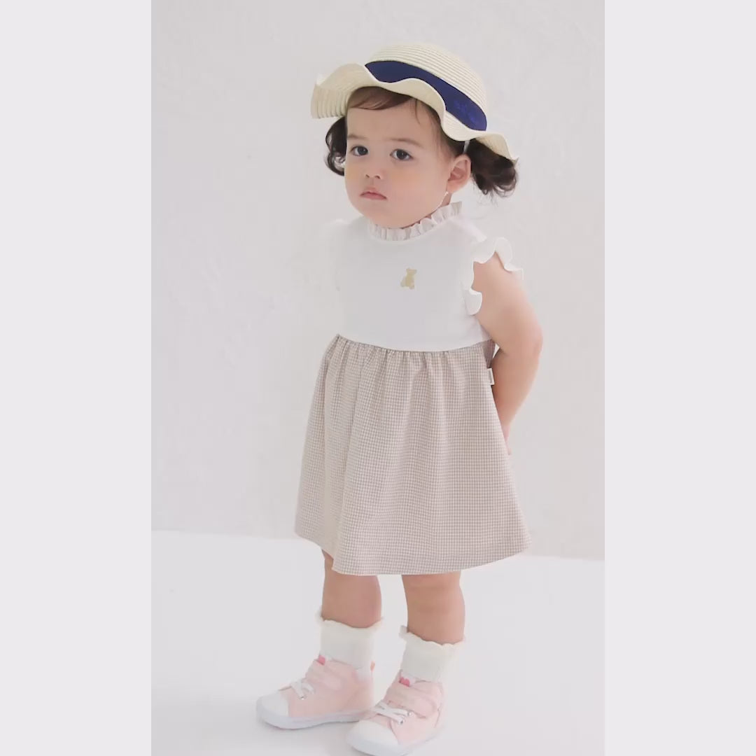 Elegant Straw-Style Ribbon Hat