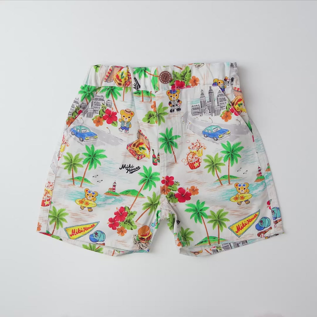 Tropical Pucchi & Palm Tree Resort Shorts