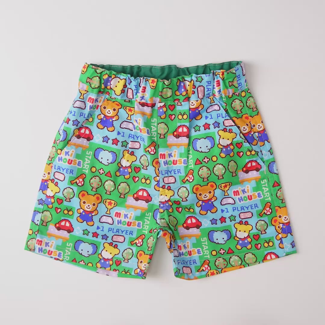 Pucchi Retro Game Print Shorts