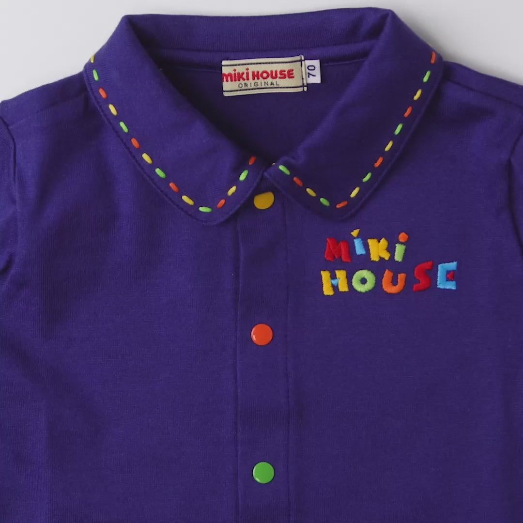 Retro Logo Short-Sleeved Blouse