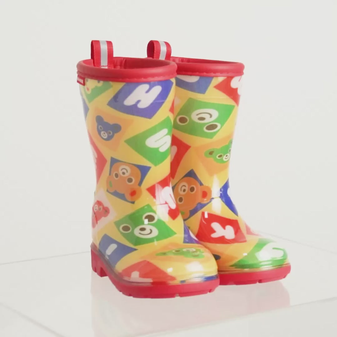 Pucchi Colour Blocks Rain Boots