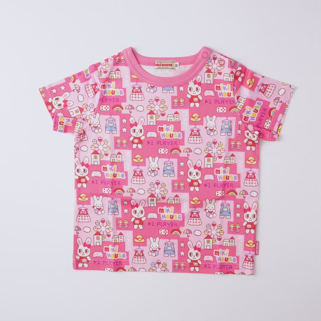 Retro Game Print Short-Sleeve Tee