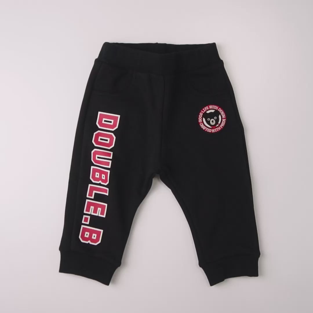DOUBLE_B STREET CANVAS Vertical Logo Shaggy-Lined Joggers