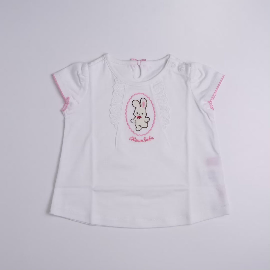 Chieco Saku Dewdrop Jewels Cameo Motif Tee