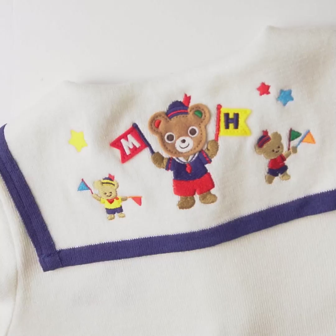 Marine Collection Cotton Knit Sailor Cardigan