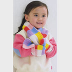 Usako Colour-Block Knit Mittens