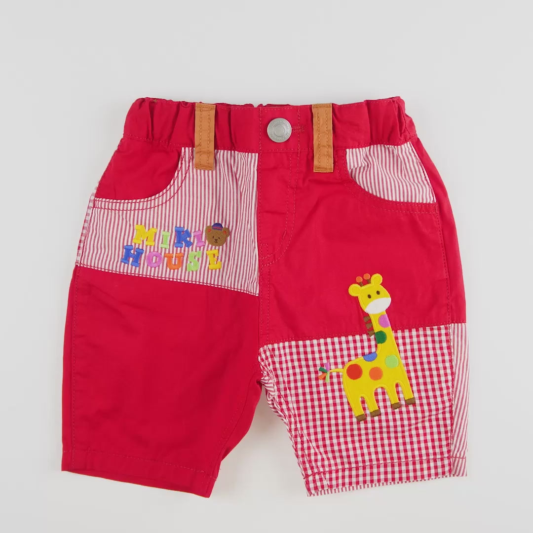 Sailor Bear Cotton Twill Capri Pants