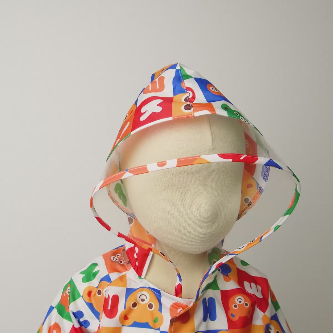 Puzzle Block Kids Raincoat