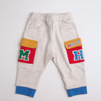 MIKI HOUSE Logo Colourful Pocket Joggers