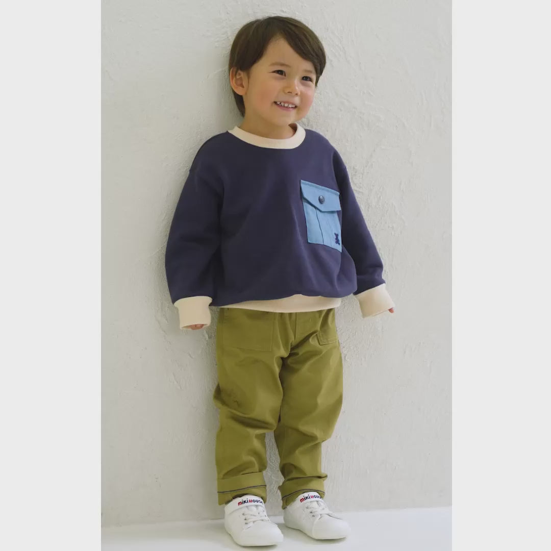 Silhouette Bear Pocket Sweatshirt