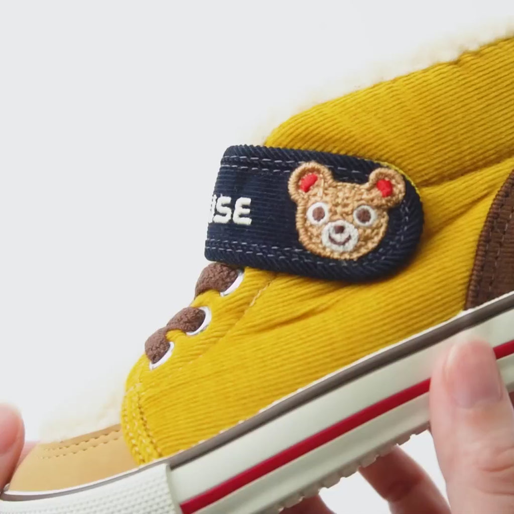 Cosy Corduroy Boa Winter Shoes for Kids