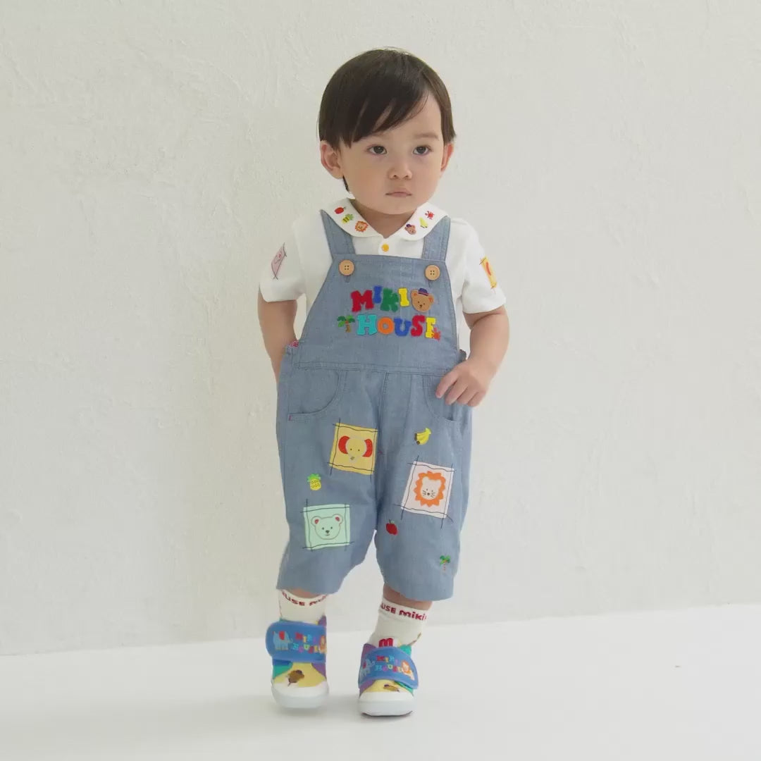Classic MIKI HOUSE Bear Sailor Overalls