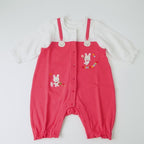 Bunny Motif Overall-Style Coverall