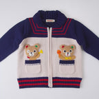 Musical Band 3D Motif Wool-Blend Jacket