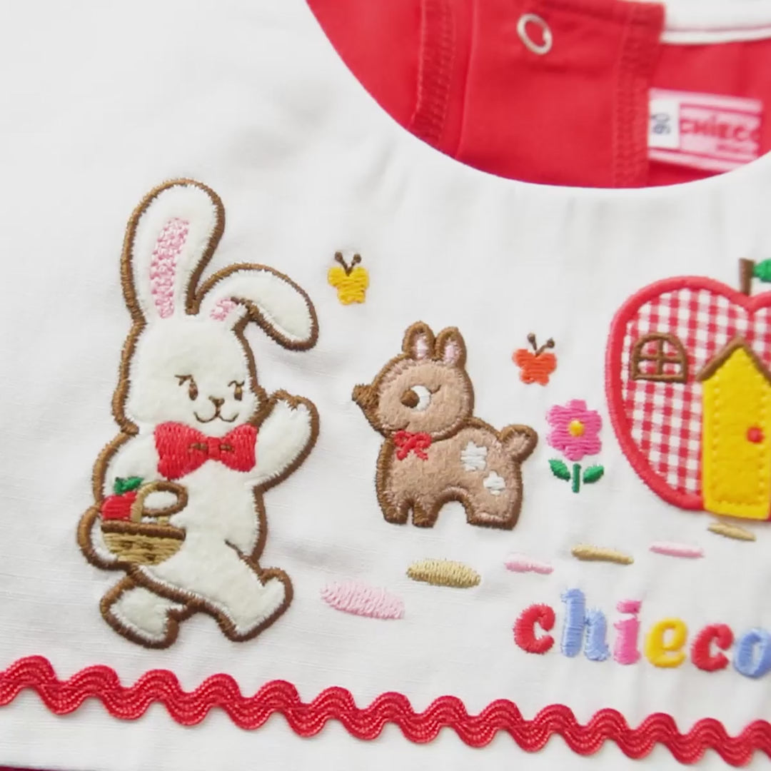 Chieco Saku Wonderland Red Bliss Blouse