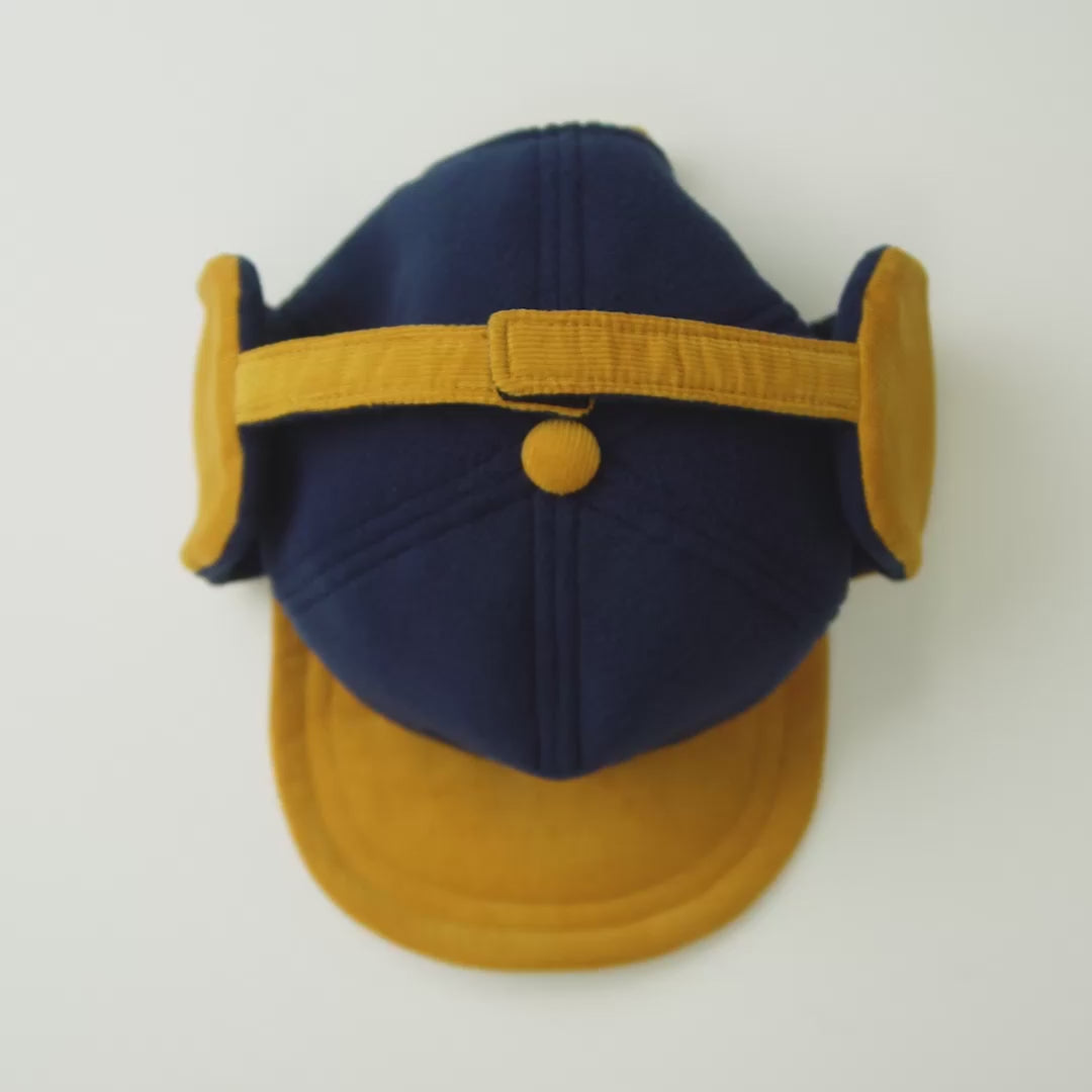 Warm & Playful Pucchi Pilot Cap