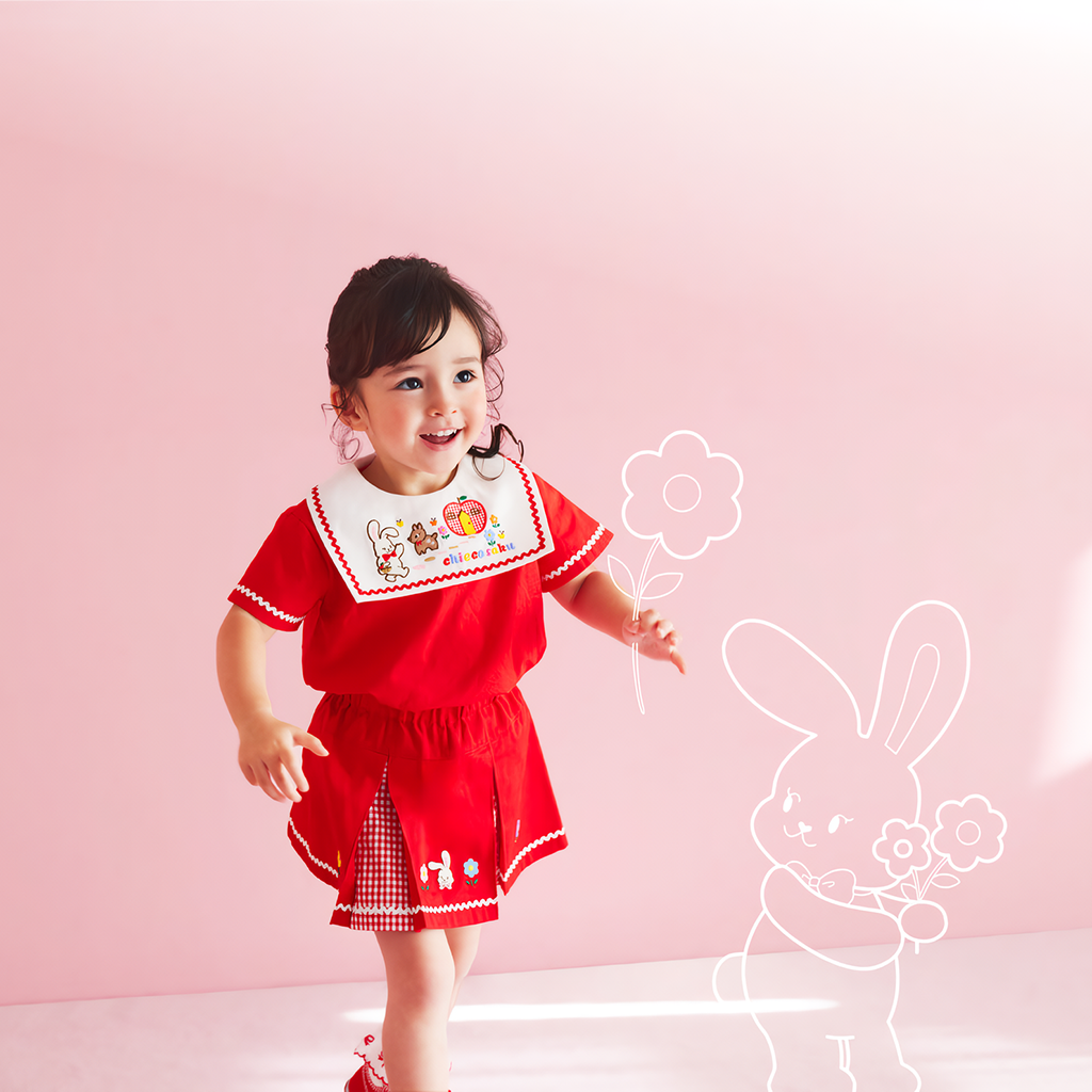 Chieco Saku Playful Box-Pleat Skirt for Fabulous Fashion Fun