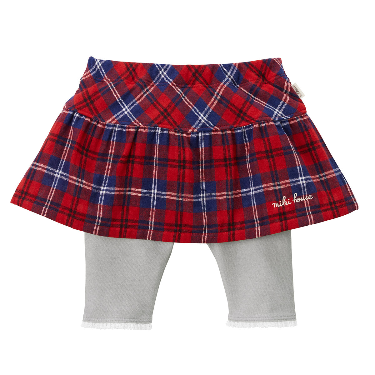 Plaid Skirt Leggings