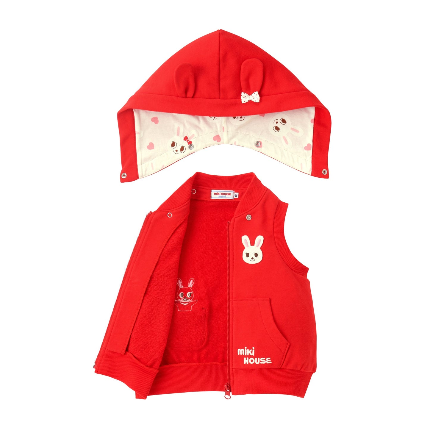 Usako Bunny Hooded Vest