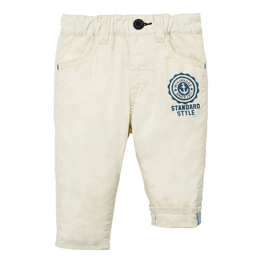 MIKI HOUSE Emblem Cropped Trousers