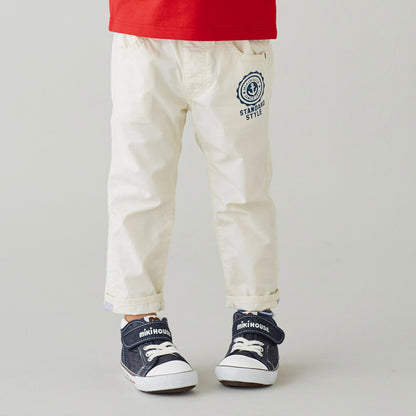 MIKI HOUSE Emblem Cropped Trousers