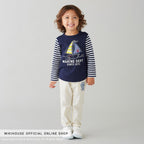 MIKI HOUSE Emblem Cropped Trousers