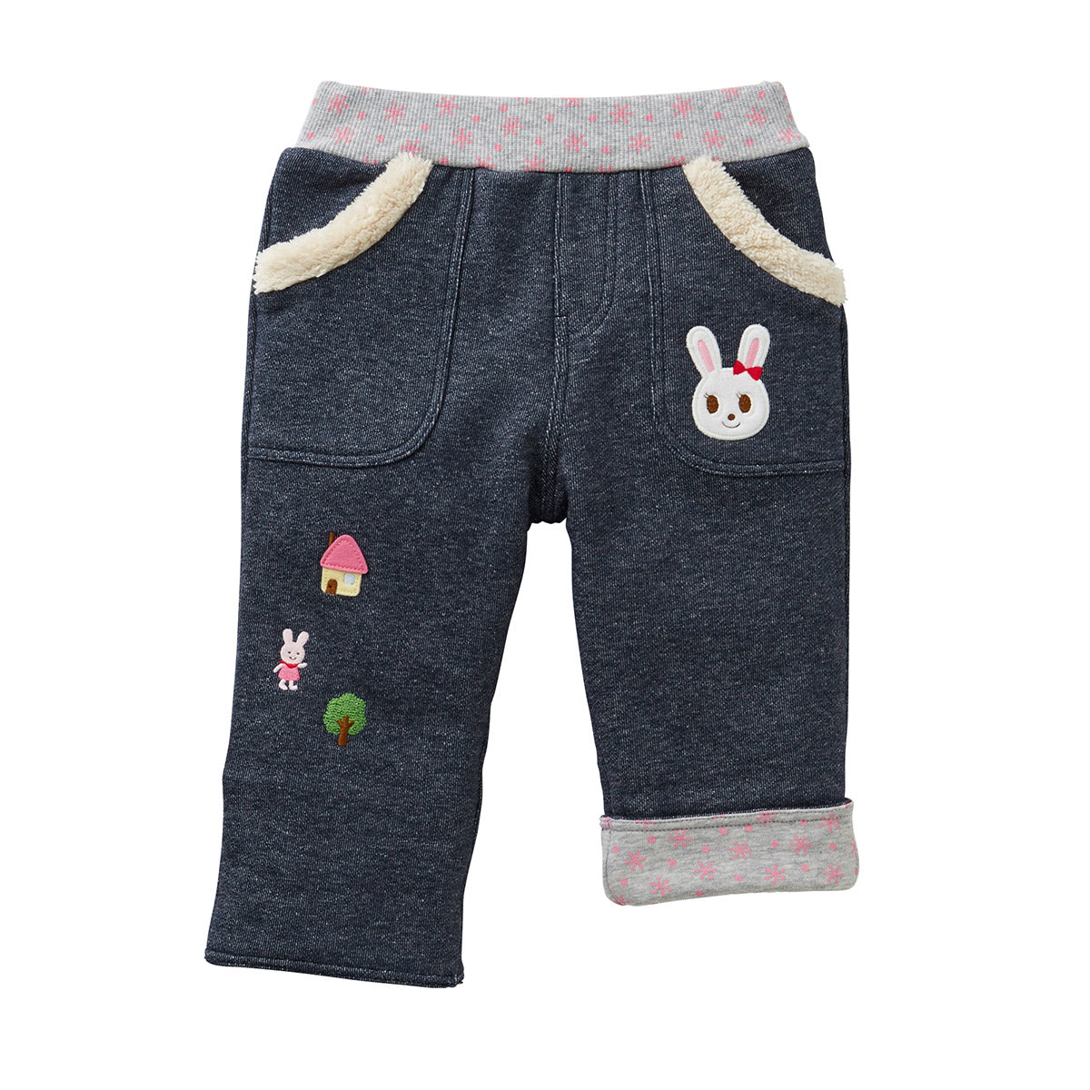 Fleece Lined Elastic Sweatpants