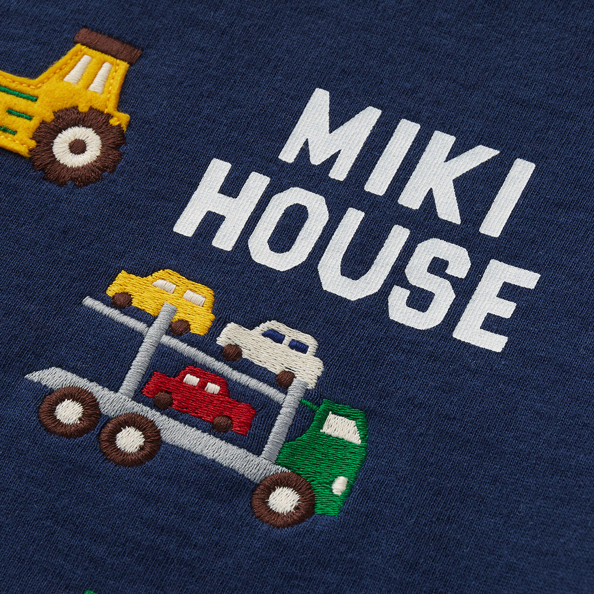 MIKI HOUSE Working Vehicles Sweatshirt