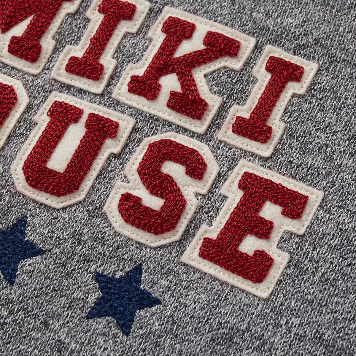 MIKI HOUSE Fleece Lined Triple Stars Sweatshirt