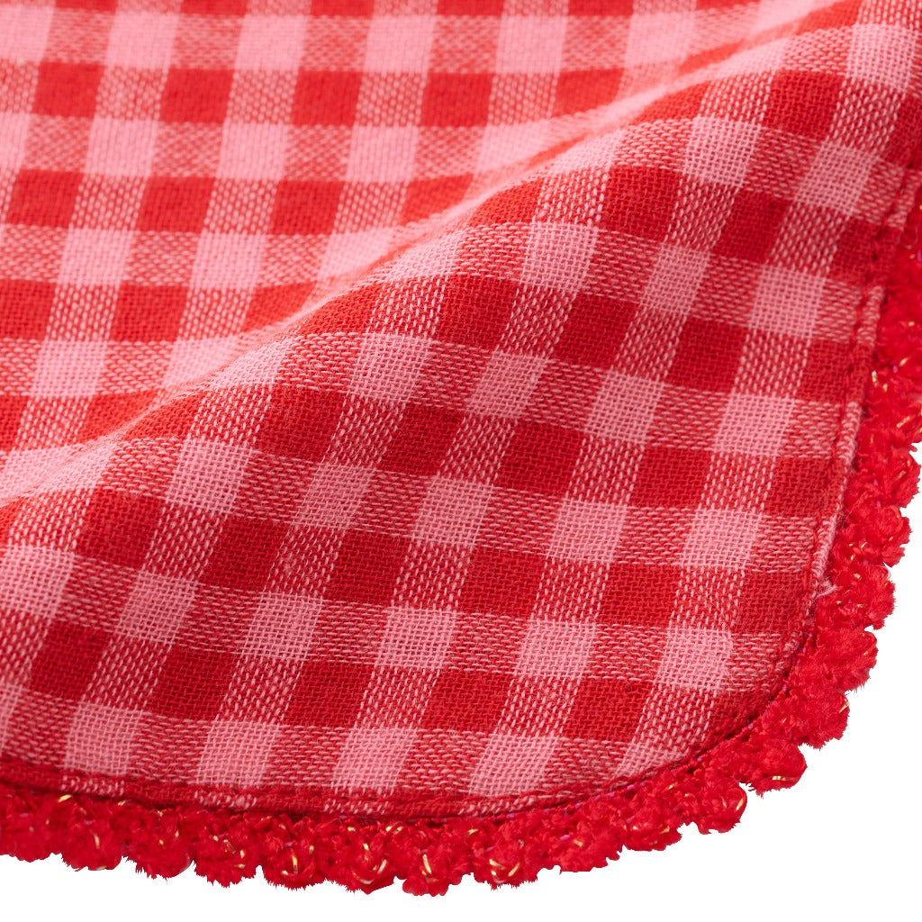 Chieco Saku Chequered Handkerchief