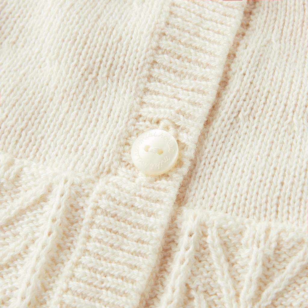 Chieco Saku Cardigan with Popcorn Stitches