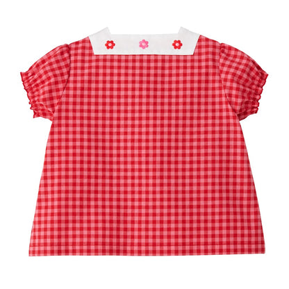 Chieco Saku Gingham Blouse