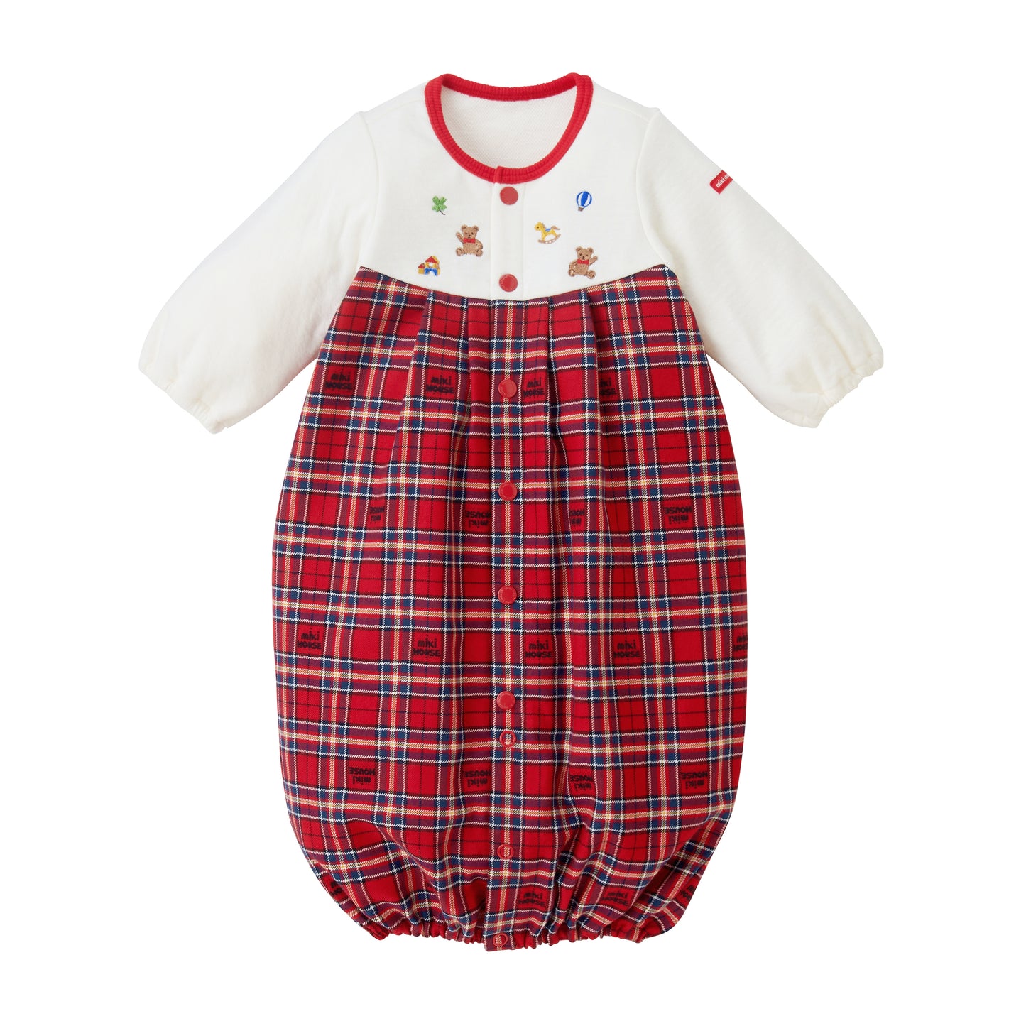 Two-Way Plaid Coverall