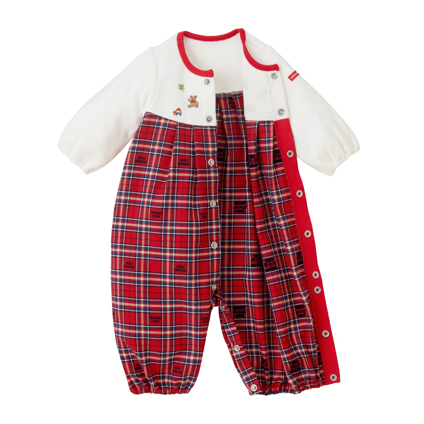 Two-Way Plaid Coverall