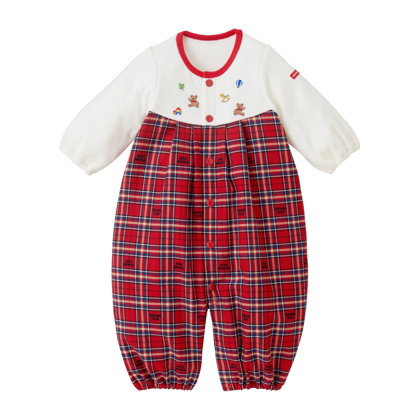 Two-Way Plaid Coverall