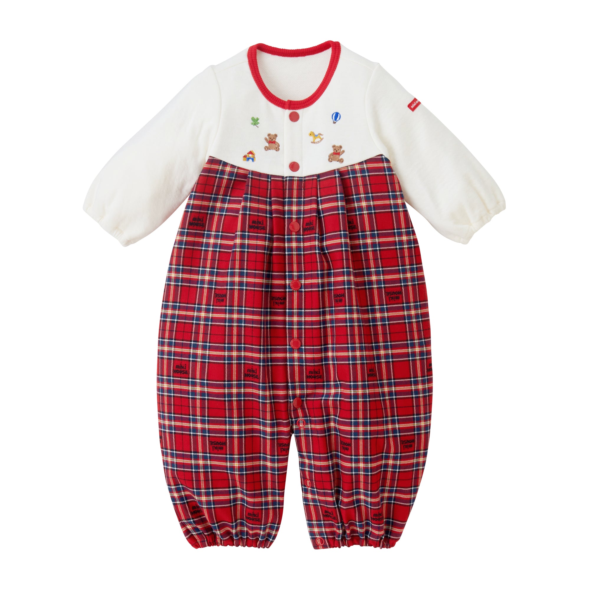 Two-Way Plaid Coverall