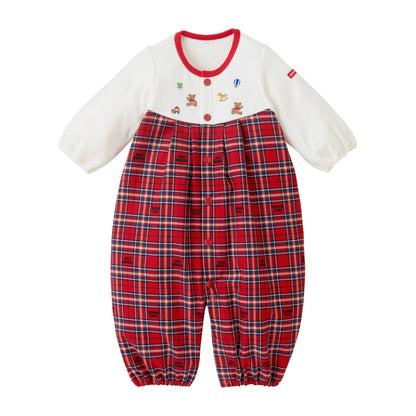 Two-Way Plaid Coverall