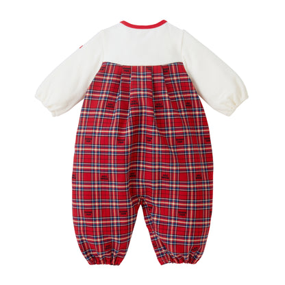 Two-Way Plaid Coverall