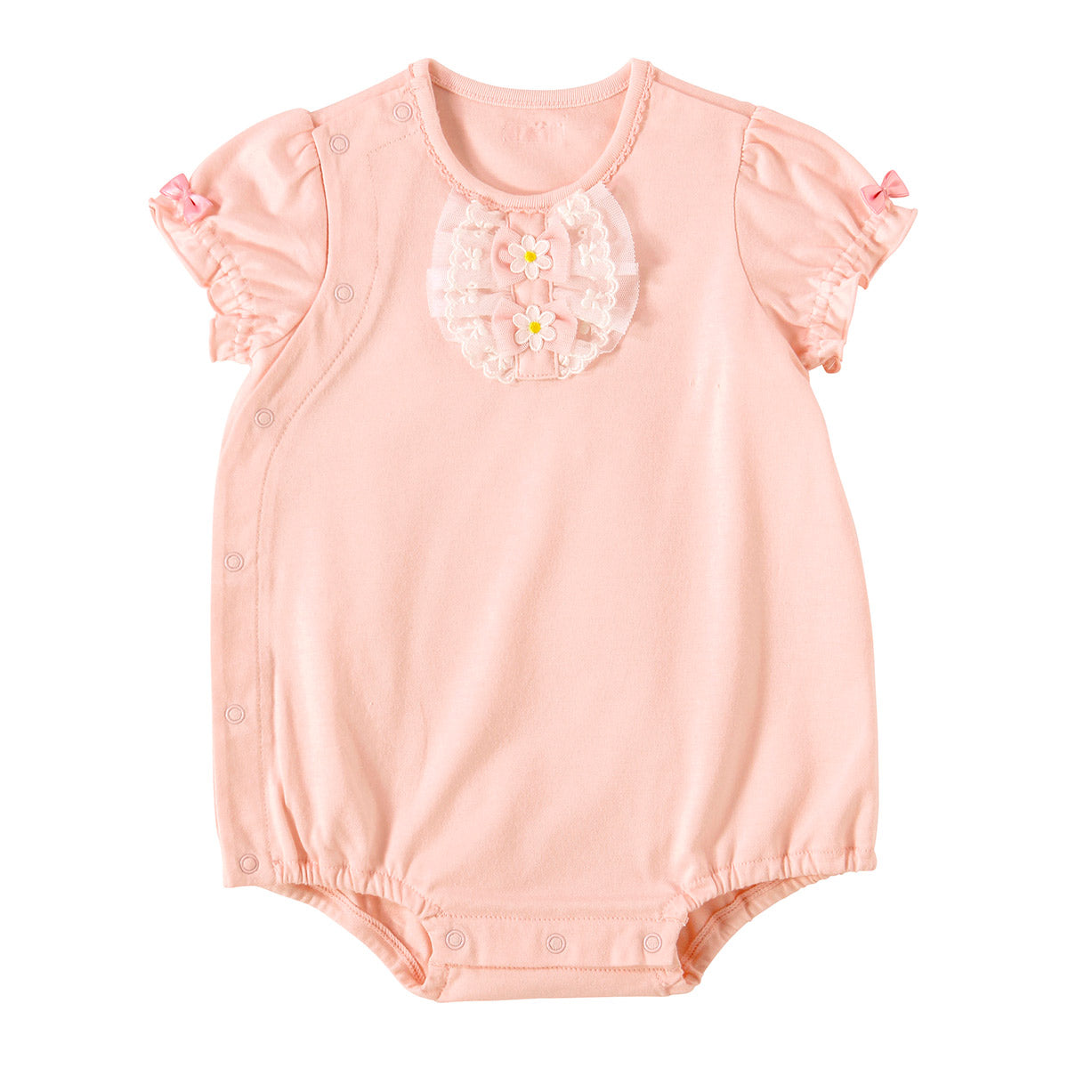 Short Sleeve Onesie Lace