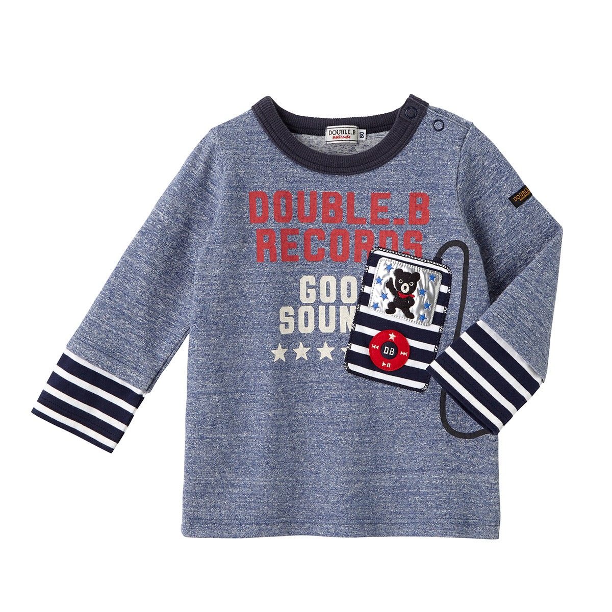 DOUBLE B Music Player Long Sleeve Tee