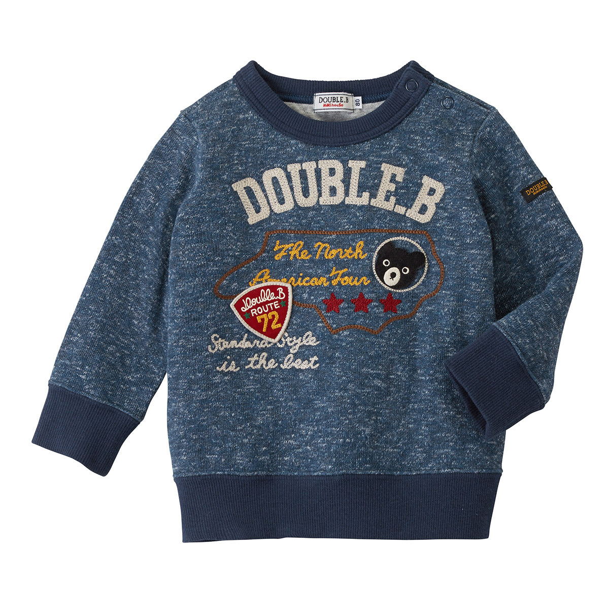 DOUBLE B Emblems Fleece Lined Sweatshirt