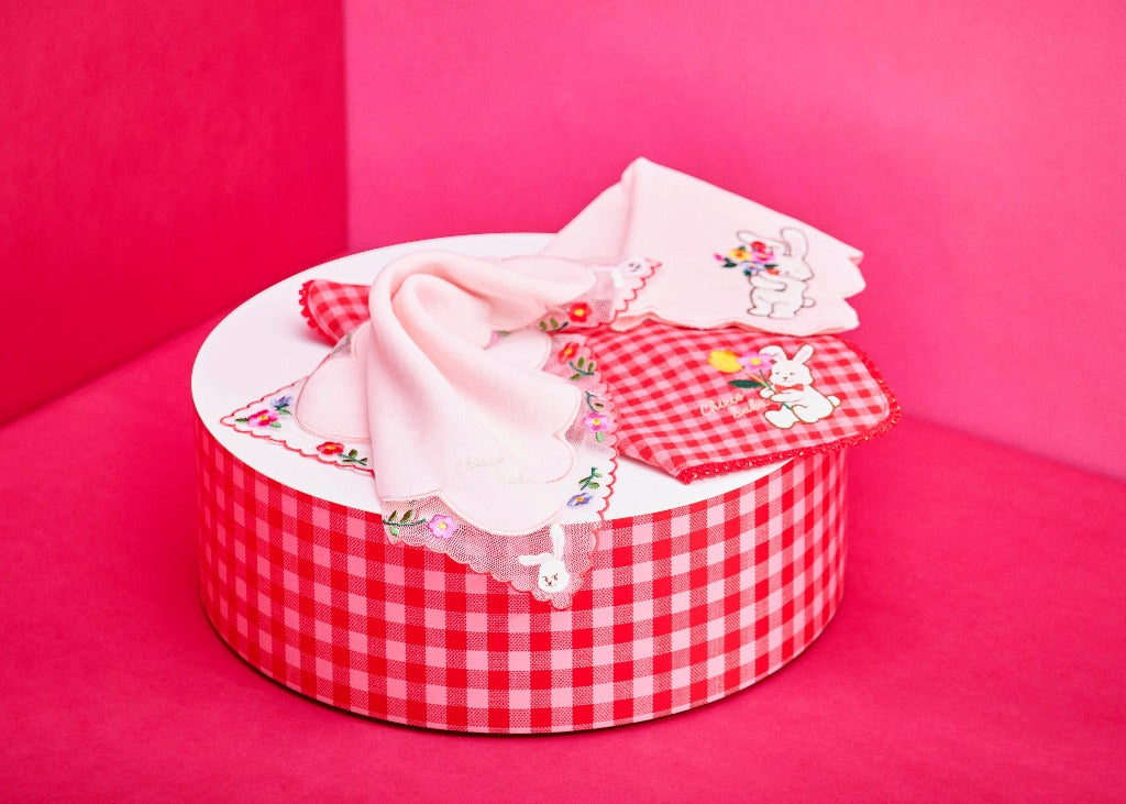 Chieco Saku Chequered Handkerchief